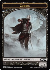 Zombie // Goblin Double-Sided Token (Game Night) [Core Set 2019 Tokens] | North Valley Games