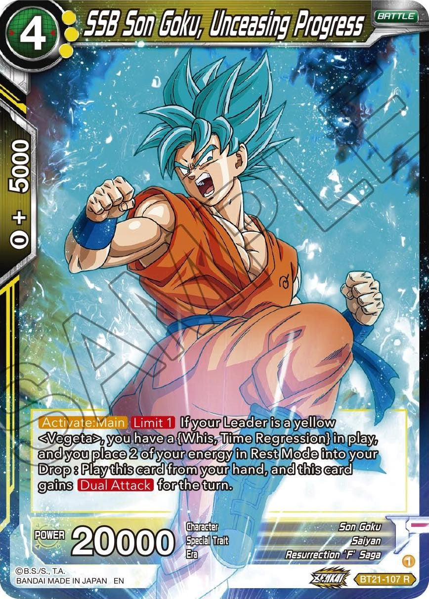 SSB Son Goku, Unceasing Progress (BT21-107) [Wild Resurgence] | North Valley Games