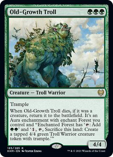 Old-Growth Troll (Promo Pack) [Kaldheim Promos] | North Valley Games