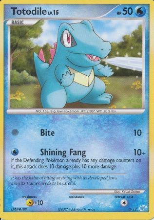 Totodile (8/12) [Diamond & Pearl: Trainer Kit - Manaphy] | North Valley Games