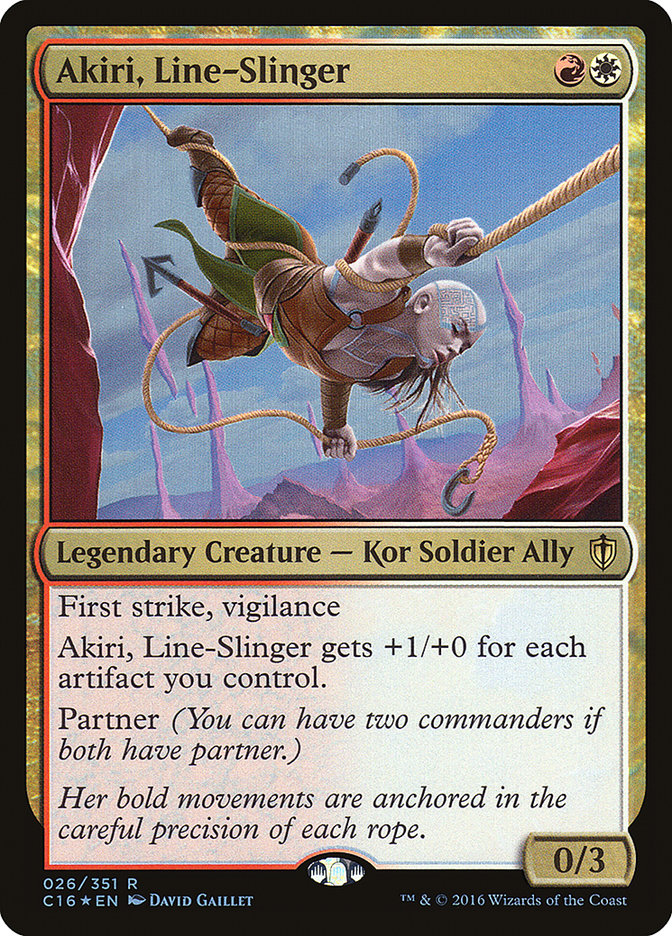 Akiri, Line-Slinger [Commander 2016] | North Valley Games
