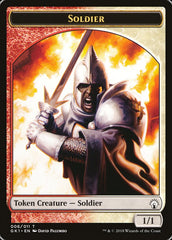 Soldier // Soldier Double-Sided Token [Guilds of Ravnica Guild Kit Tokens] | North Valley Games