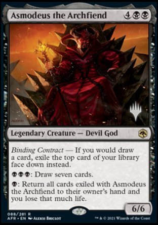 Asmodeus the Archfiend (Promo Pack) [Dungeons & Dragons: Adventures in the Forgotten Realms Promos] | North Valley Games