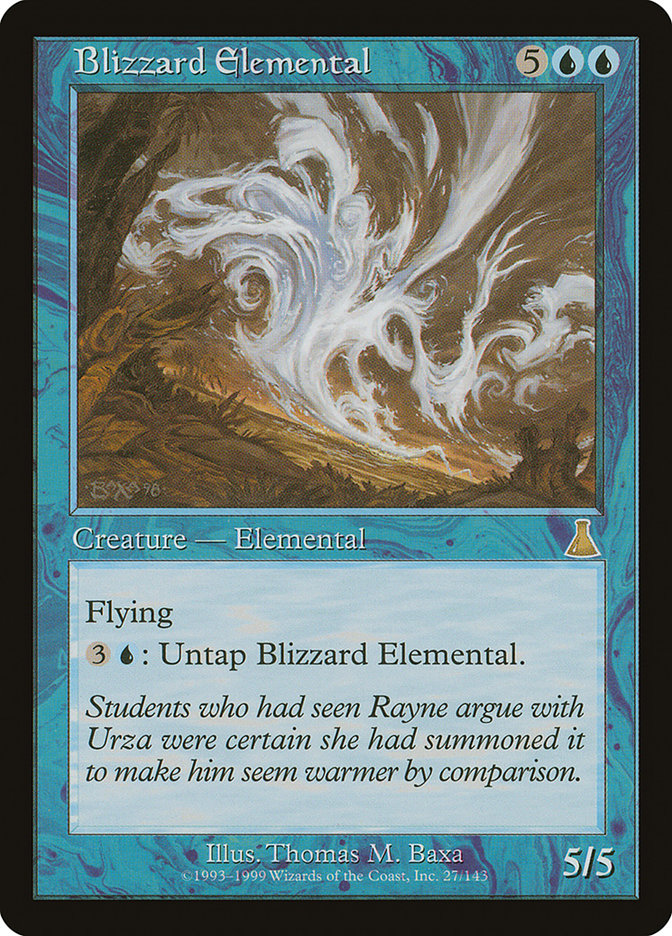 Blizzard Elemental [Urza's Destiny] | North Valley Games