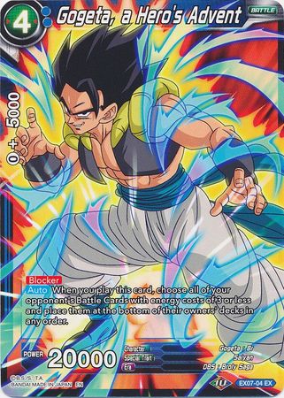 Gogeta, a Hero's Advent (EX07-04) [Magnificent Collection Fusion Hero] | North Valley Games