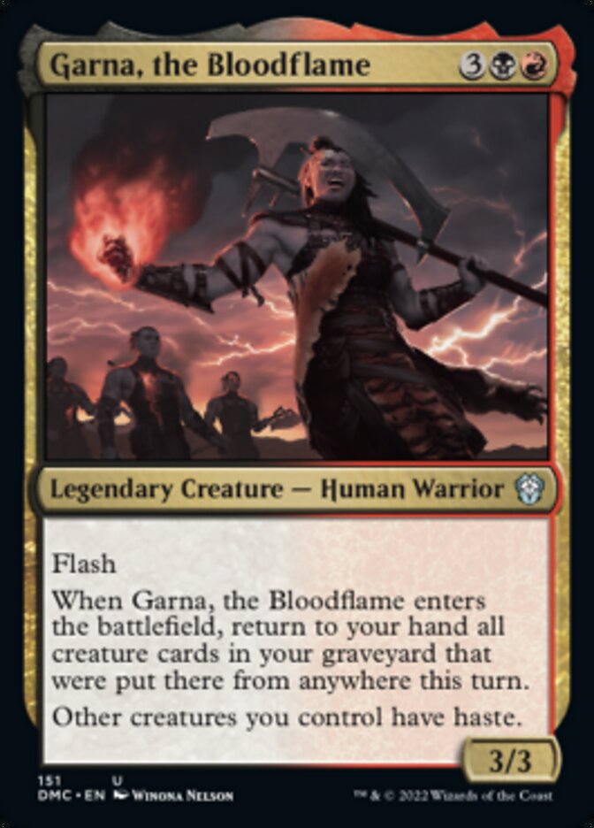 Garna, the Bloodflame [Dominaria United Commander] | North Valley Games