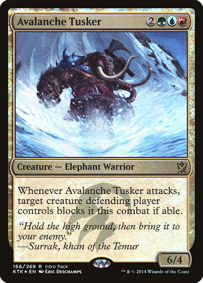 Avalanche Tusker (Intro Pack) [Khans of Tarkir Promos] | North Valley Games
