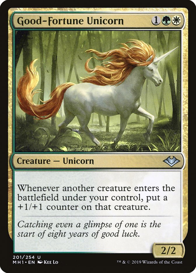 Good-Fortune Unicorn [Modern Horizons] | North Valley Games