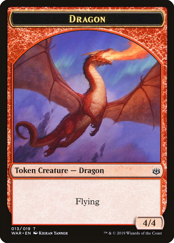 Dragon Token [War of the Spark Tokens] | North Valley Games