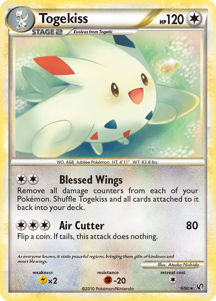 Togekiss (9/90) (Theme Deck Exclusive) [HeartGold & SoulSilver: Undaunted] | North Valley Games