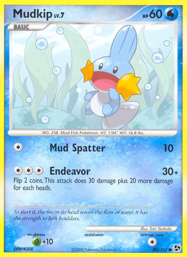 Mudkip (80/106) [Diamond & Pearl: Great Encounters] | North Valley Games