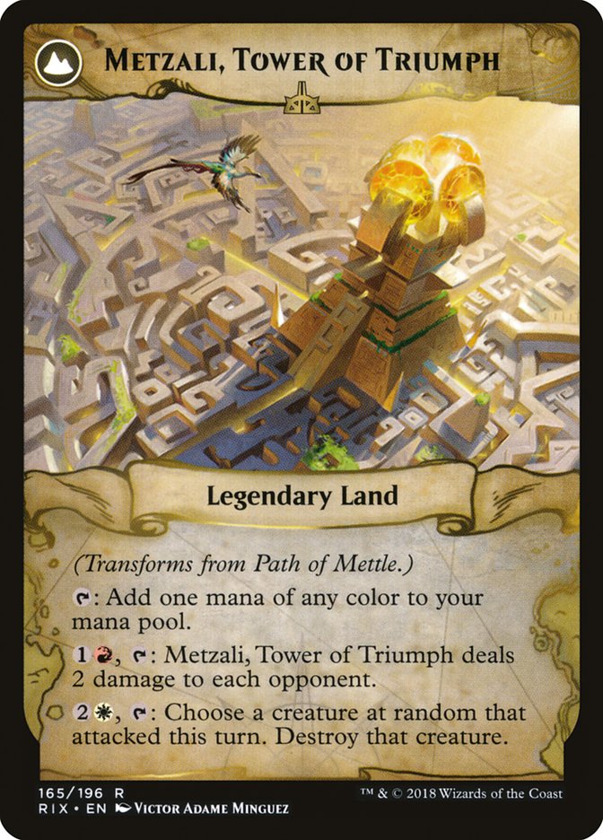 Path of Mettle // Metzali, Tower of Triumph [Rivals of Ixalan] | North Valley Games