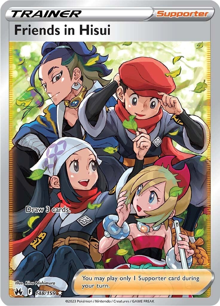 Friends in Hisui (148/159) (Full Art) [Sword & Shield: Crown Zenith] | North Valley Games