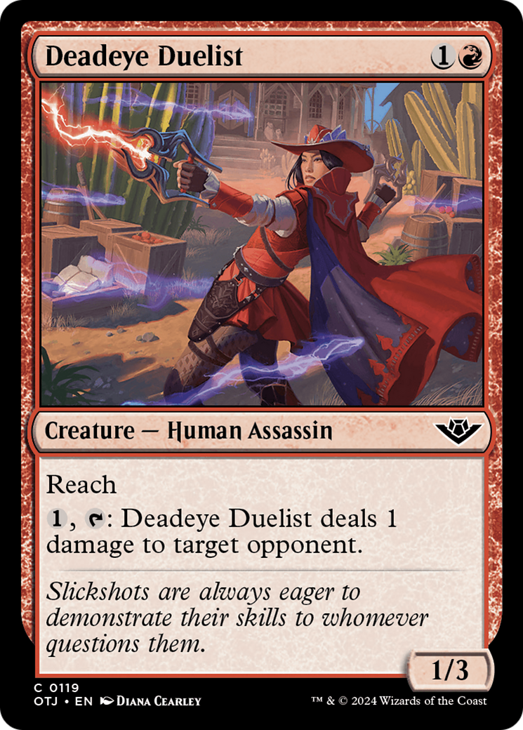 Deadeye Duelist [Outlaws of Thunder Junction] | North Valley Games