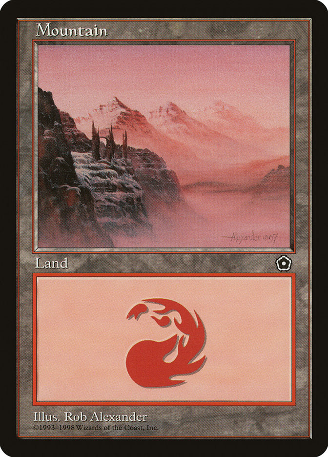 Mountain (Signature on Right) [Portal Second Age] | North Valley Games