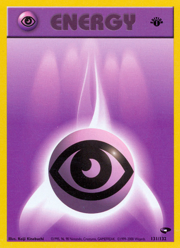 Psychic Energy (131/132) [Gym Challenge 1st Edition] | North Valley Games
