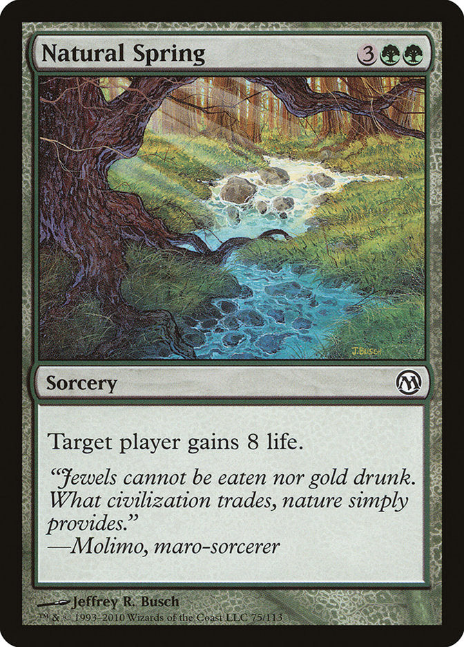 Natural Spring [Duels of the Planeswalkers] | North Valley Games