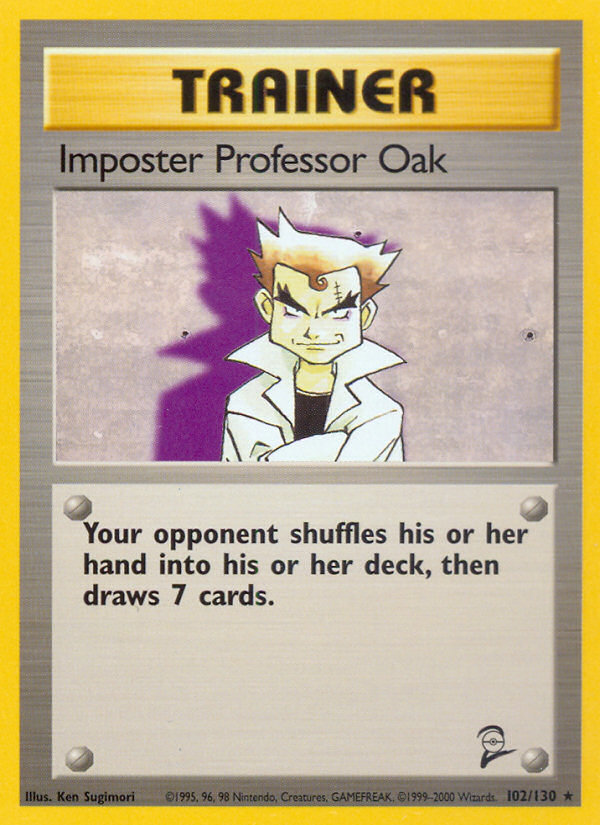 Imposter Professor Oak (102/130) [Base Set 2] | North Valley Games