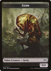 Demon // Germ Double-Sided Token [Double Masters Tokens] | North Valley Games