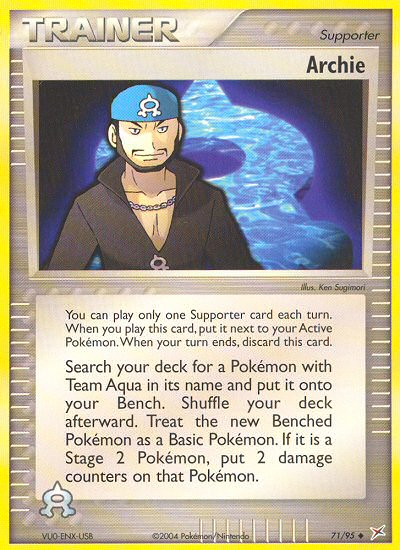 Archie (71/95) [EX: Team Magma vs Team Aqua] | North Valley Games