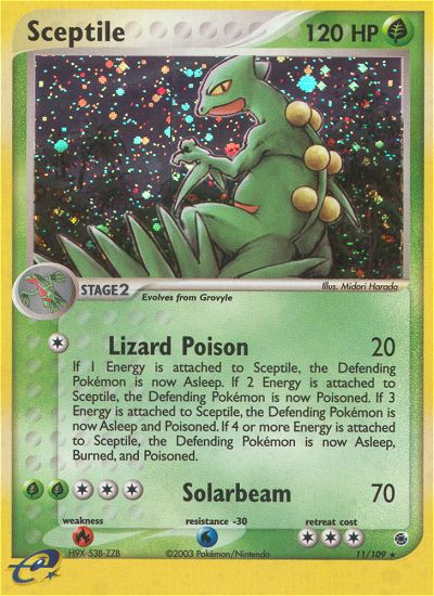 Sceptile (11/109) [EX: Ruby & Sapphire] | North Valley Games