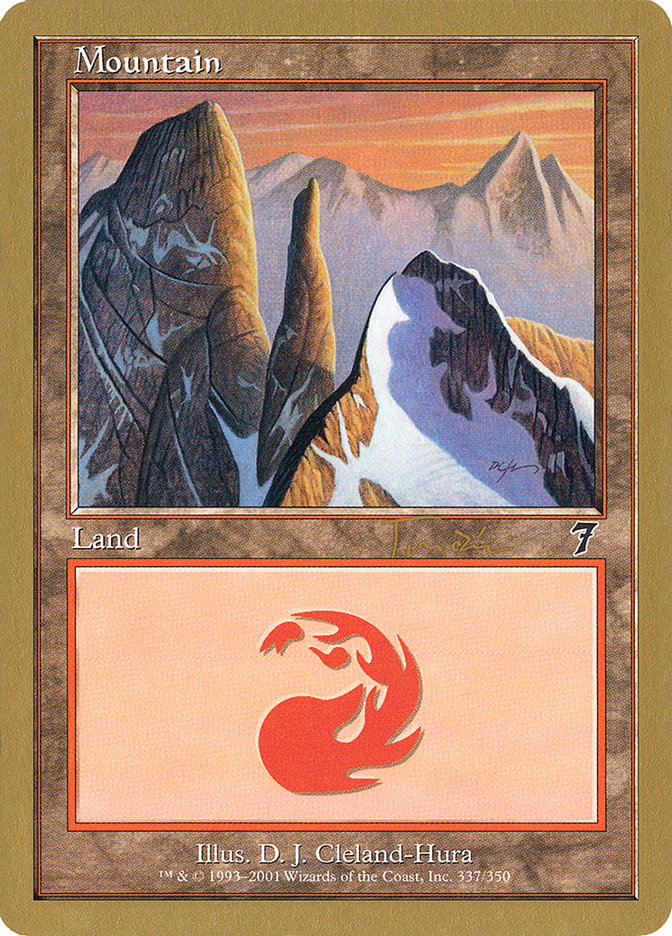 Mountain (jt337) (Jan Tomcani) [World Championship Decks 2001] | North Valley Games
