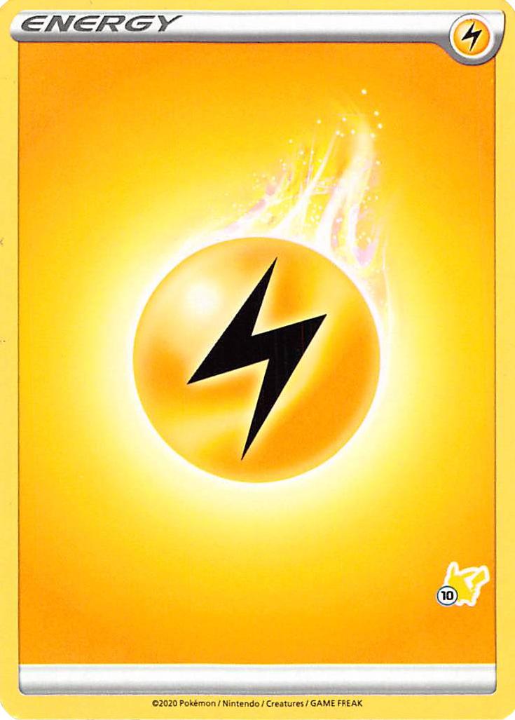 Lightning Energy (Pikachu Stamp #10) [Battle Academy 2022] | North Valley Games