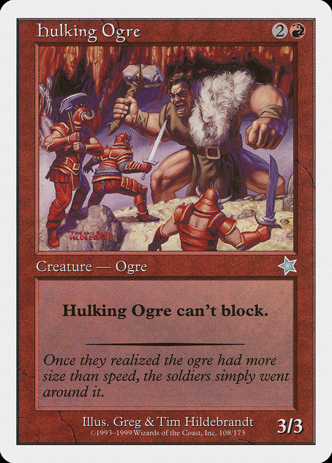 Hulking Ogre [Starter 1999] | North Valley Games