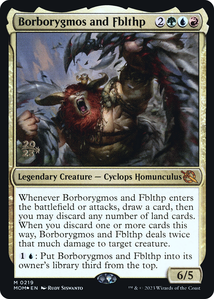 Borborygmos and Fblthp [March of the Machine Prerelease Promos] | North Valley Games