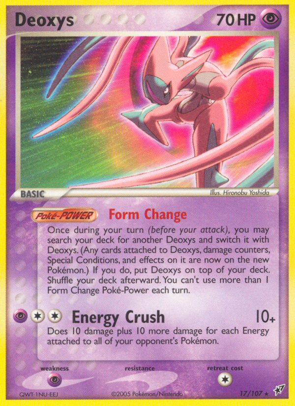 Deoxys (17/107) [EX: Deoxys] | North Valley Games