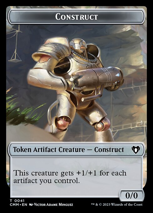 Servo // Construct (0041) Double-Sided Token [Commander Masters Tokens] | North Valley Games