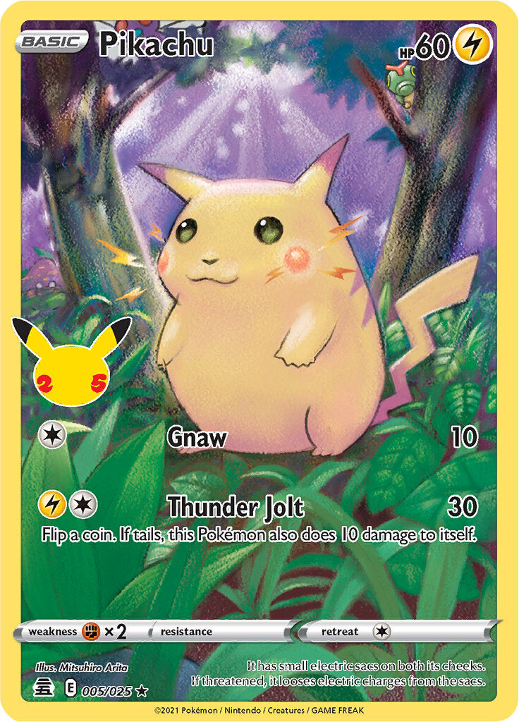 Pikachu (005/025) [Celebrations: 25th Anniversary] | North Valley Games