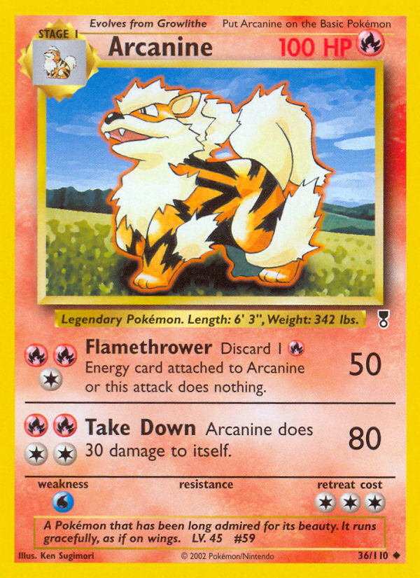 Arcanine (36/110) [Legendary Collection] | North Valley Games