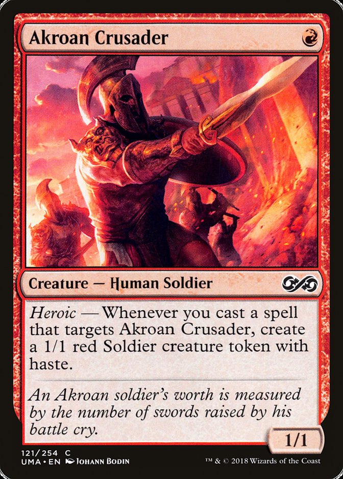 Akroan Crusader [Ultimate Masters] | North Valley Games