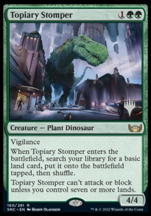Topiary Stomper (Promo Pack) [Streets of New Capenna Promos] | North Valley Games