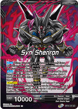 Syn Shenron // Syn Shenron, Resonance of Shadow (BT14-121) [Cross Spirits] | North Valley Games