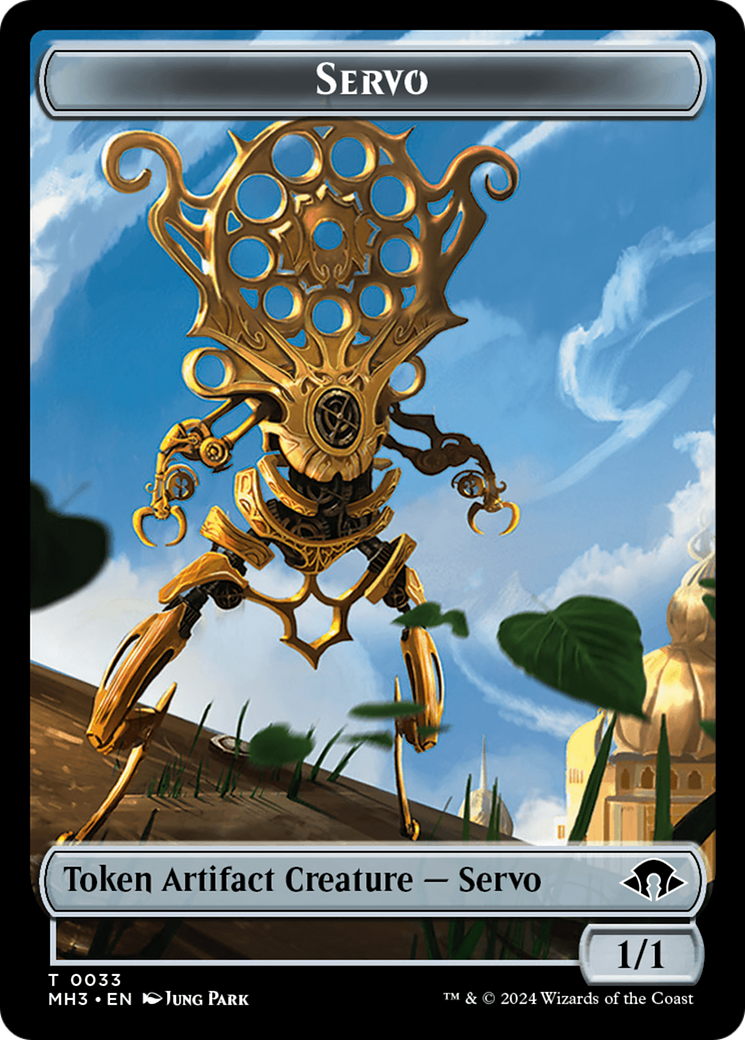 Servo // Cat Double-Sided Token [Modern Horizons 3 Tokens] | North Valley Games