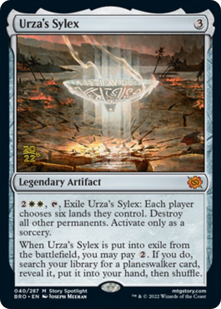 Urza's Sylex [The Brothers' War Prerelease Promos] | North Valley Games