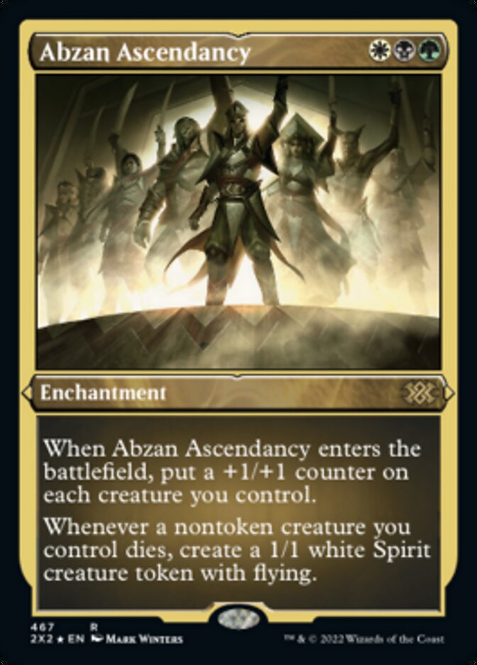 Abzan Ascendancy (Foil Etched) [Double Masters 2022] | North Valley Games