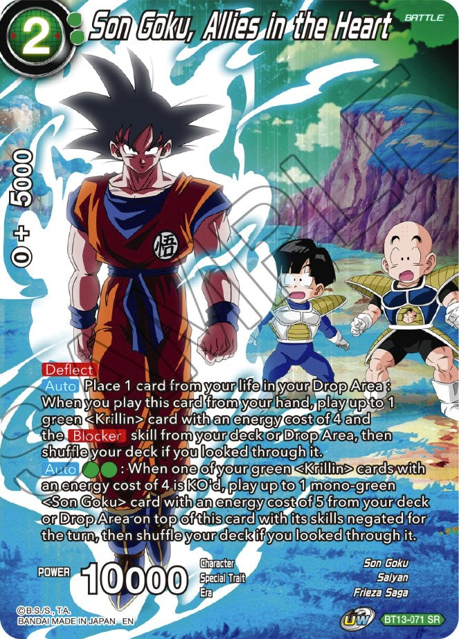 Son Goku, Allies in the Heart (BT13-071) [Theme Selection: History of Son Goku] | North Valley Games