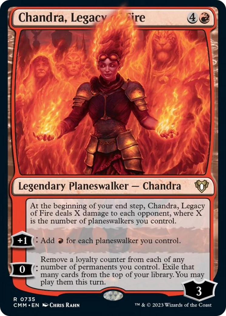 Chandra, Legacy of Fire [Commander Masters] | North Valley Games