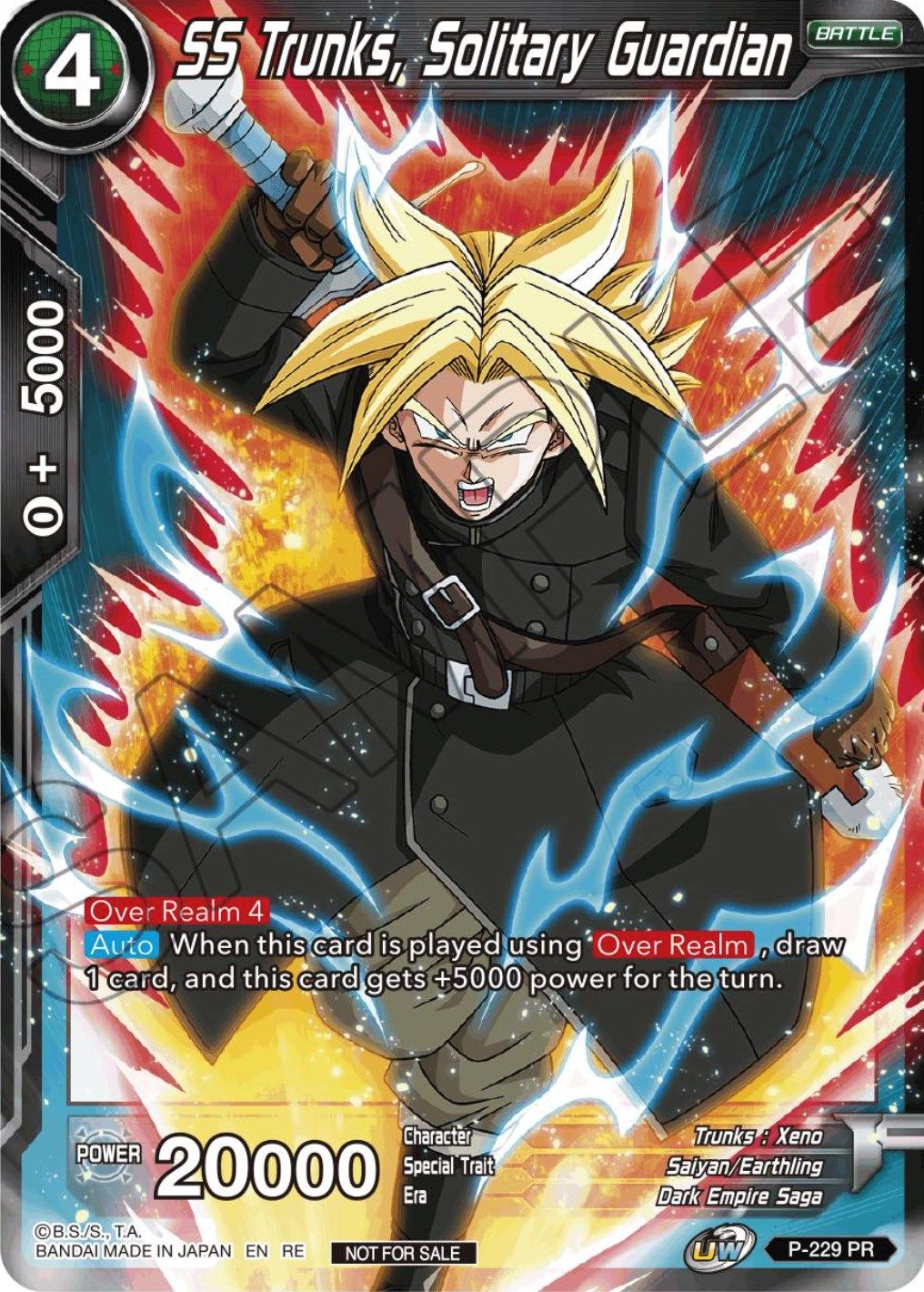 SS Trunks, Solitary Guardian (Championship Selection Pack 2023 Vol.1) (P-229) [Tournament Promotion Cards] | North Valley Games