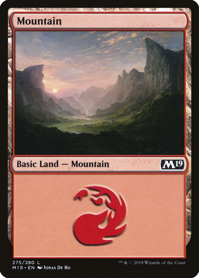 Mountain (275) [Core Set 2019] | North Valley Games