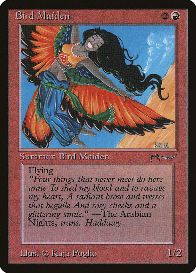 Bird Maiden (Dark Mana Cost) [Arabian Nights] | North Valley Games