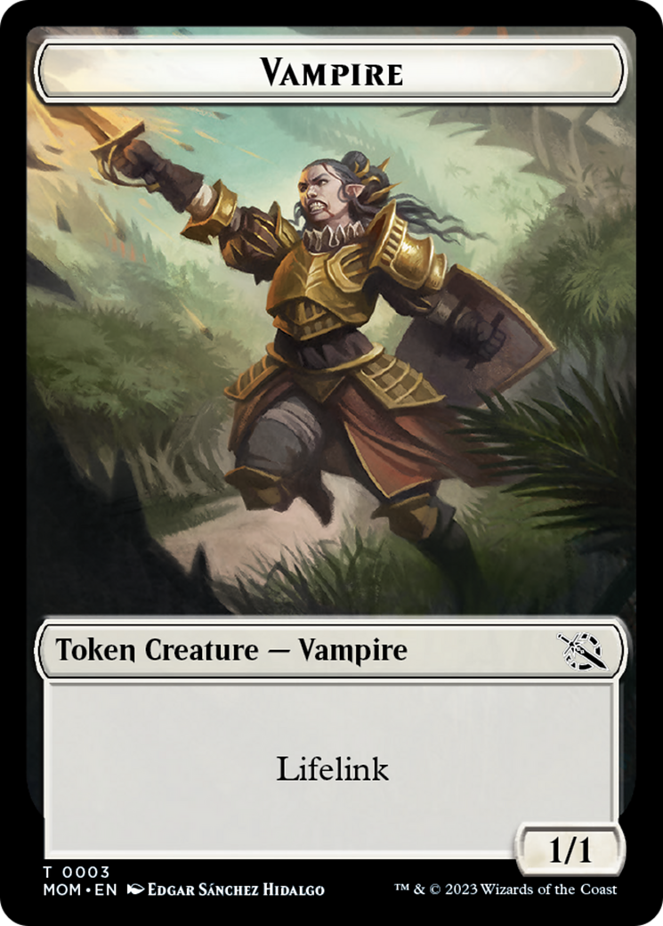 Vampire Token [March of the Machine Tokens] | North Valley Games