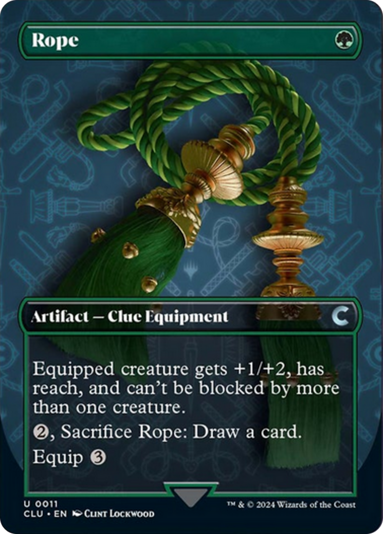 Rope (Borderless) [Ravnica: Clue Edition] | North Valley Games