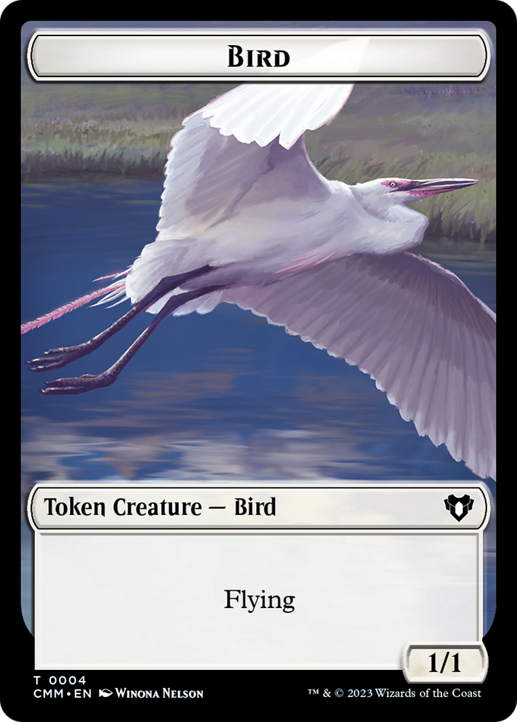 Bird Token [Commander Masters Tokens] | North Valley Games