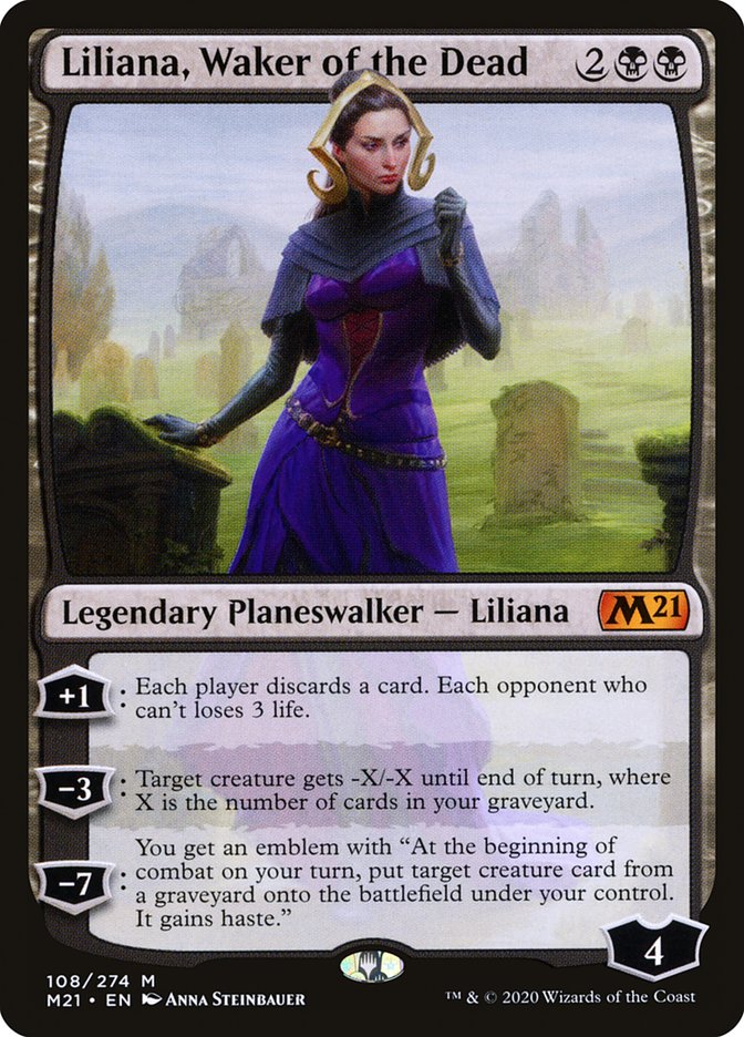 Liliana, Waker of the Dead [Core Set 2021] | North Valley Games