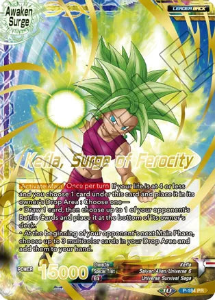 Kefla // Kefla, Surge of Ferocity (Gold Stamped) (P-184) [Mythic Booster] | North Valley Games