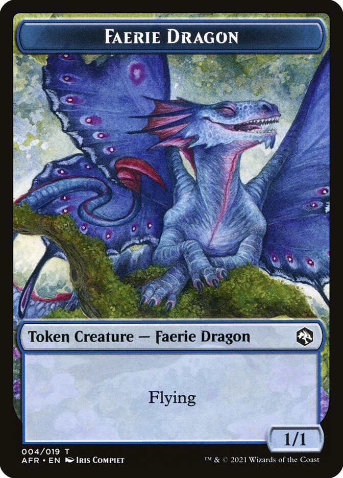 Treasure // Faerie Dragon Double-Sided Token [Dungeons & Dragons: Adventures in the Forgotten Realms Tokens] | North Valley Games